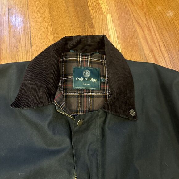 NWT Mens Oxford blue Countryman Green Jacket Made In England - Picture 2 of 7